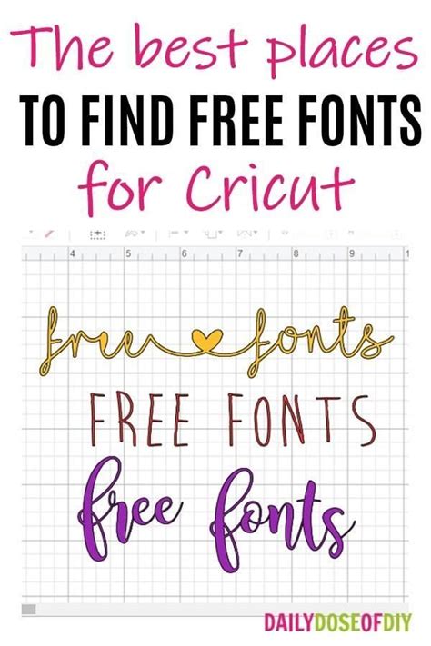 Free Cricut Font Web Collection Of Fonts For Cricut Printable