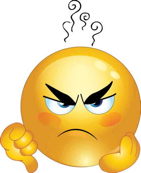 Smiley Anger Emoticon Clip Art Mad Face Icon Png Download
