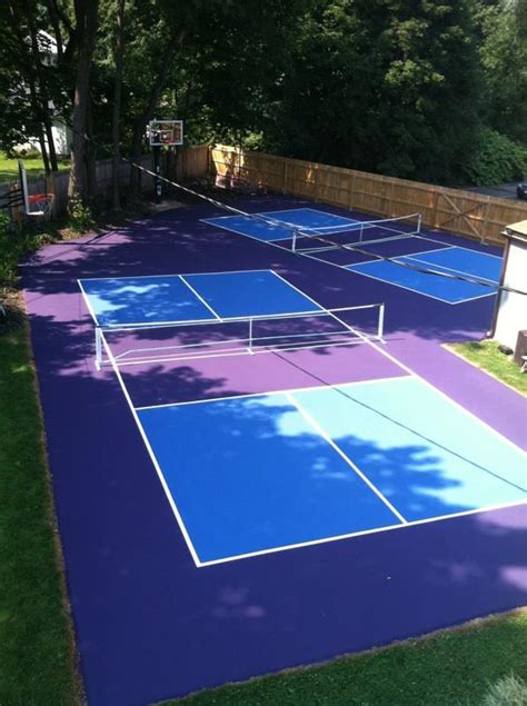 Give the paint the appropriate time to dry as per the step 6: Pickleball Court Surfaces | Backyard Court Builders