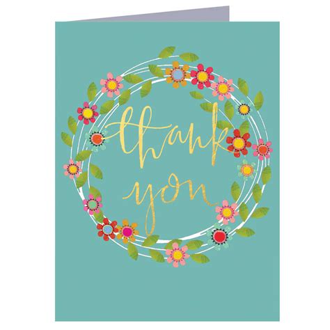 Thank You Mini Greetings Card By Kali Stileman Publishing