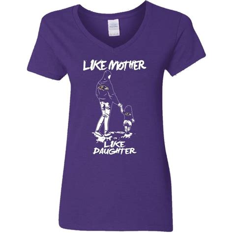 Like Mother Like Daughter Baltimore Ravens T Shirts Oakland Raiders T Shirts Steelers T
