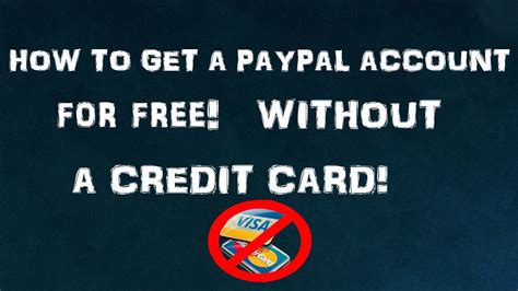 How To Get Paypal Account Without Credit Card 2016 Patched Youtube