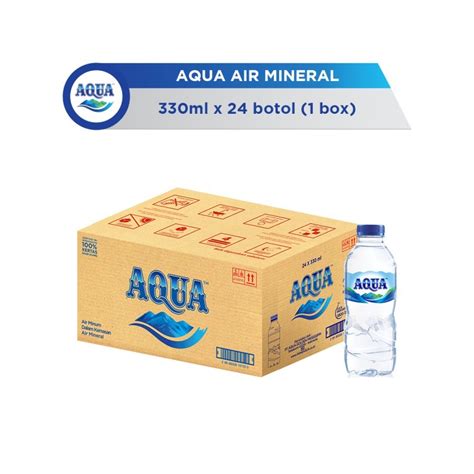 Jual Aqua Air Mineral 330mlaqua 330 Mlair Mineralisi 24 Botol