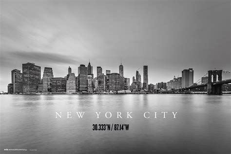 Poster And Affisch New York City Skyline Europosters