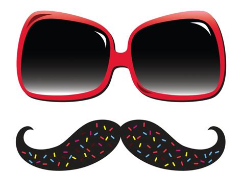 Glasses And Moustache Clip Art Library