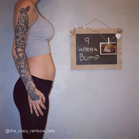 9 Weeks Pregnant Belly 1st Baby