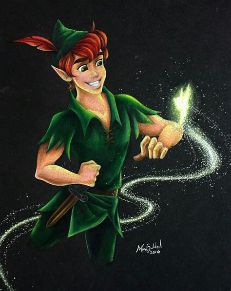 Peter Pan And Tinkerbell Fan Art Peter Pan Disney Disney Art Disney