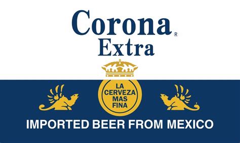 Corona Extra Beer Flag 3x5 Ft 150x90cm Banner 100d Polyester Flag Brass