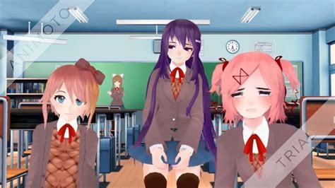 Just Another Random Ddlc Mmd Video 1080p Youtube