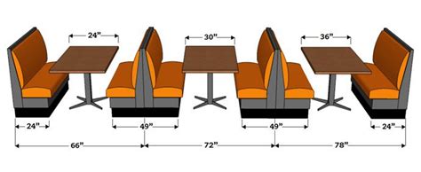 Selected Furniture Booths Guide Restaurant Seating Design