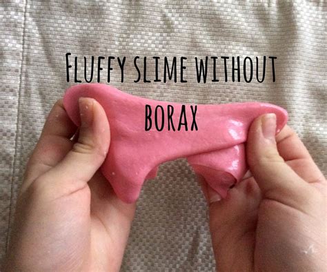 Fluffy Slime Without Borax Diy 3 Steps With Pictures Instructables