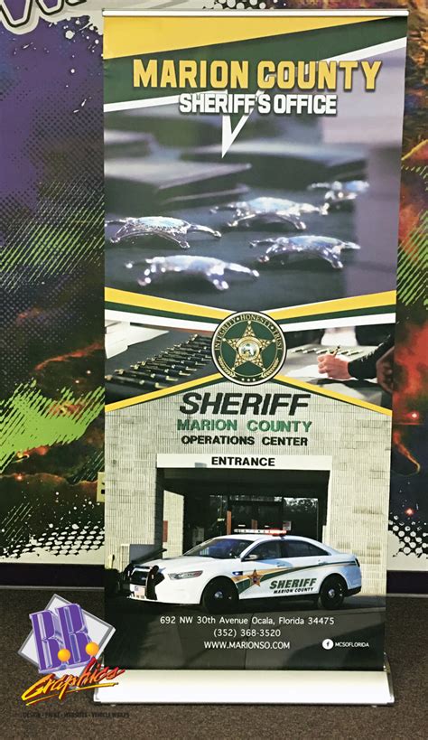 Mcsheriff Retractable Banner Bb Graphics And The Wrap Pros