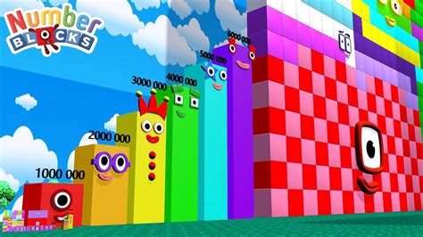 Numberblocks Step Squad New 1 To 1600 Vs 600000000 Biggest Learn To