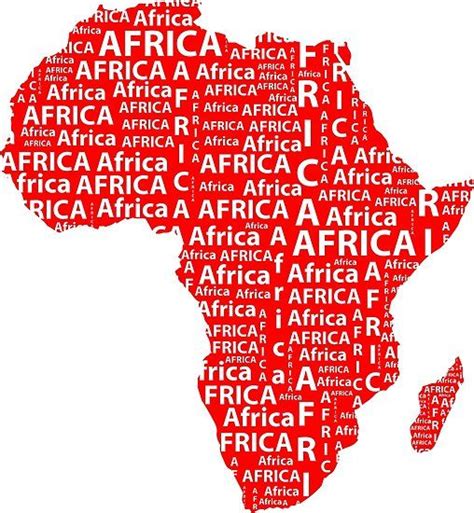 Map Of Continent Africa Illustration Poster By Danler