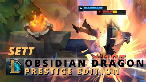 Obsidian Dragon Sett Prestige Edition League Of Legends Youtube