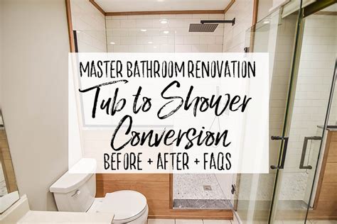 E\z step bathtub to shower conversions. Master Bathroom Renovation - Converting a Bathtub into a ...