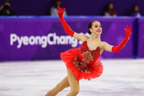 Figure Skating Alina Zagitova Wins Russias First Gold Medal