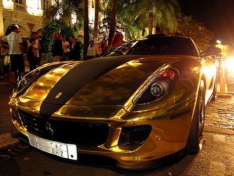 It is claimed made in finland. Golden Ferrari 599 GTB from Hamann (18 pics + 1 video) - Izismile.com