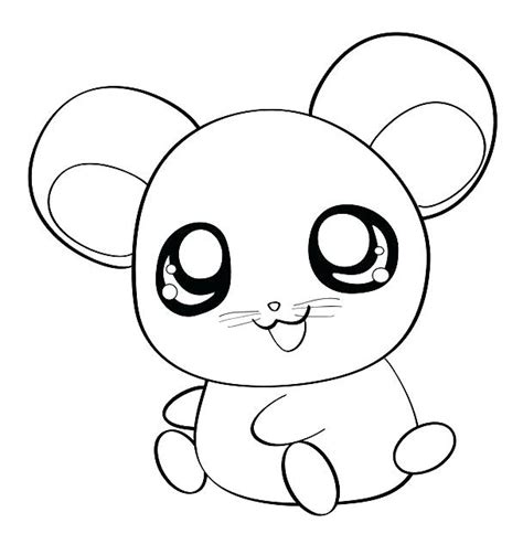 Cute Hamster Coloring Pages At Getdrawings Free Download