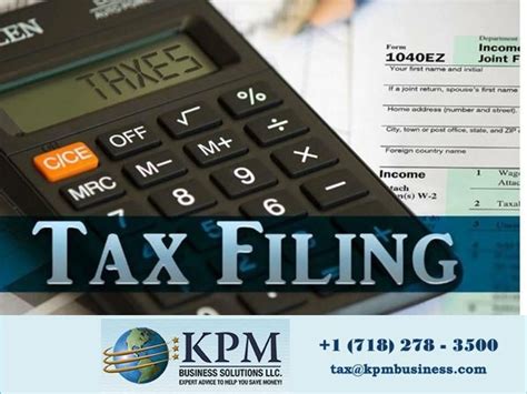 Tax Filing Kpm