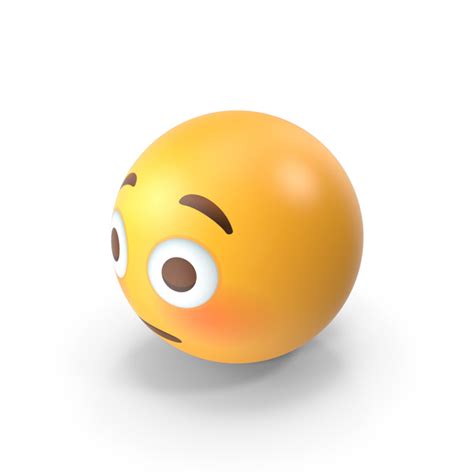 Flushed Face Emoji Png Images Psds For Download Pixelsquid S