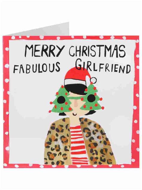 Fabulous Girlfriend Christmas Card Christmas Single Cards Christmas Cards Christmas