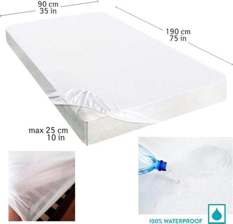 Matrasbeschermer Waterdicht Wasbare Matras Protector Anti Allergie Huisstofmijt Bol Com