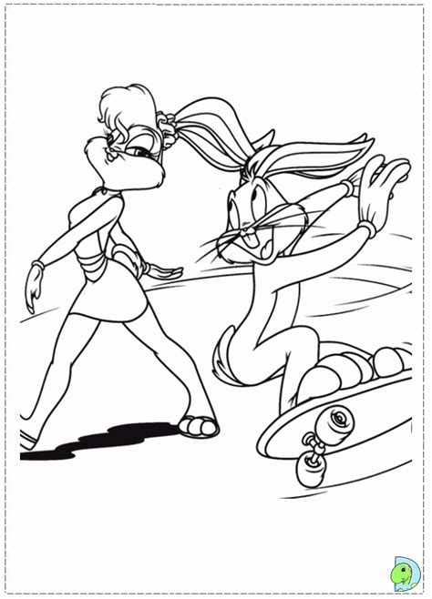 Bugs Bunny And Lola Bunny Coloring Pages Coloring Home