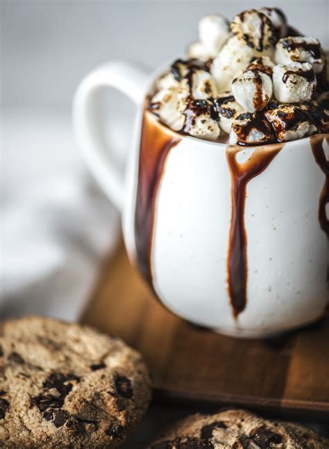 French Hot Chocolate Recipe with Toasted Marshmallows