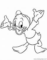 Louie Ducktales Disneyclips Huey sketch template