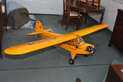Large Scale Flying Model Wood And Fabric Piper Cub Model Airplanes