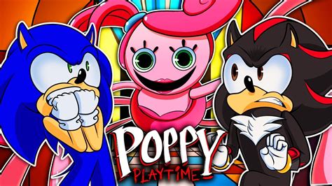 Sonic And Shadow Play Poppy Playtime Chapter 2 Part 1 Youtube