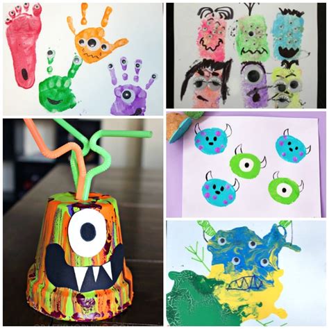 Monstrous List Of Monster Crafts For Kids Fantastic Fun