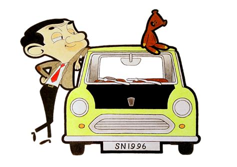 Bean, mr bean and teddy png clipart. Mr. Bean Drawing Round Beach Towel for Sale by Nikolai ...