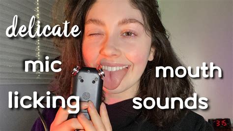 Asmr Tascam Mic Licking Mouth Sounds Fingertip Tapping Youtube