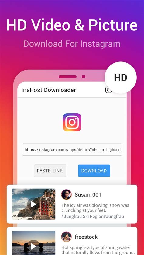 Instapost Photo And Video Downloader For Instagram Apk For Android Download