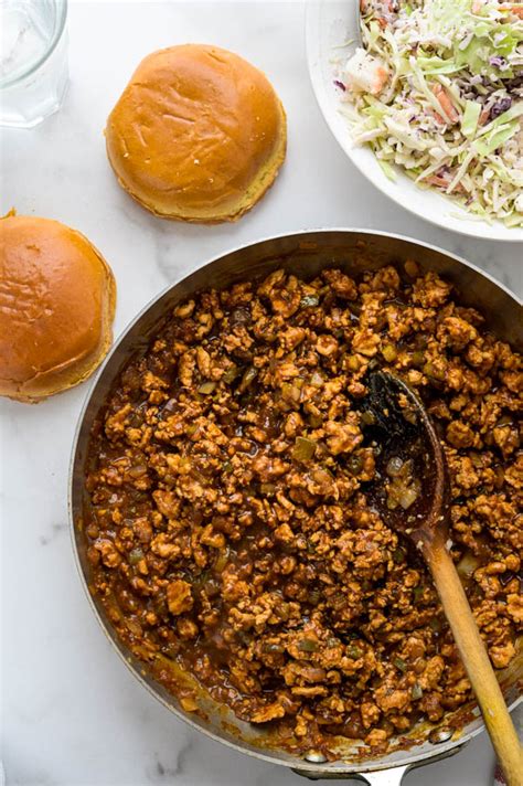 These hearty sandwiches are the perfect quick and easy weeknight dinner. Old Fashioned Sloppy Joes with Ground Turkey Breast ...