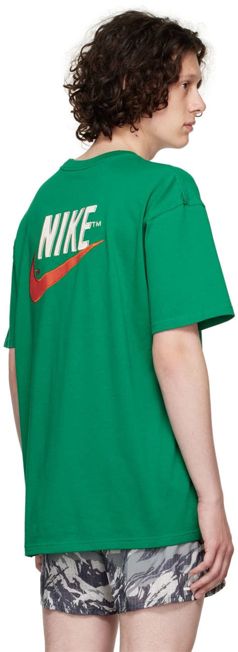 Nike Green Cotton T Shirt Nike