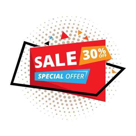 Sale And Special Offer 30 Off Vector Illustration 326150 Vector Art