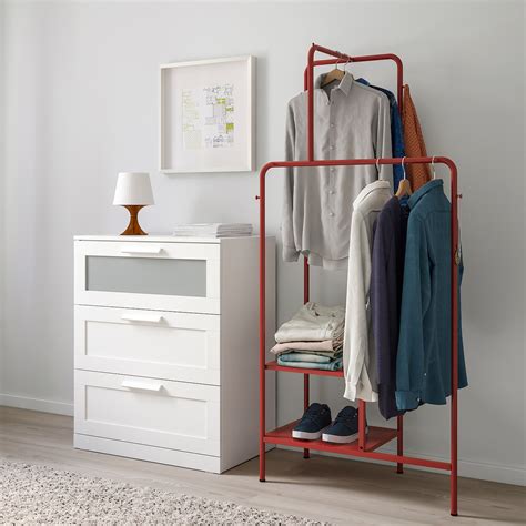 Nikkeby Red Clothes Rack 80x170 Cm Ikea