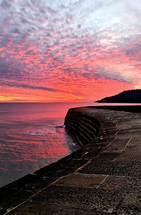 Videos And Photos Of Sunset In Lyme Regis