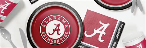 Alabama Crimson Tide Tailgate And Party Supplies