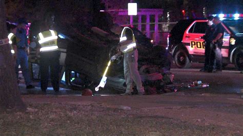 Police Woman Killed After Rollover Crash Near Downtown San Antonio
