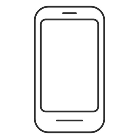 Simple Touchscreen Phone Icon Transparent Png And Svg Vector File
