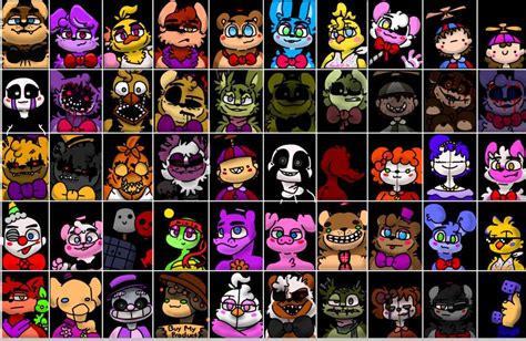 Ucn Roster Complete Five Nights At Freddys Amino