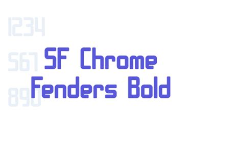 Sf Chrome Fenders Bold Font Free Download Now
