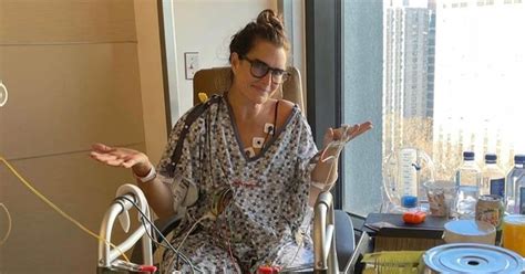 Brooke Shields Shares Hospital Photos After Breaking Leg Ive Come A Long Way Brooke
