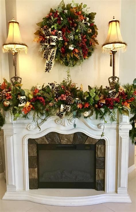 Images Of Christmas Fireplace Mantels Fireplace Guide By Linda