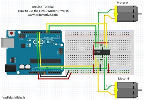 Comment Utiliser Le Pilote De Moteur L293d Arduino Tutorial Étape 2