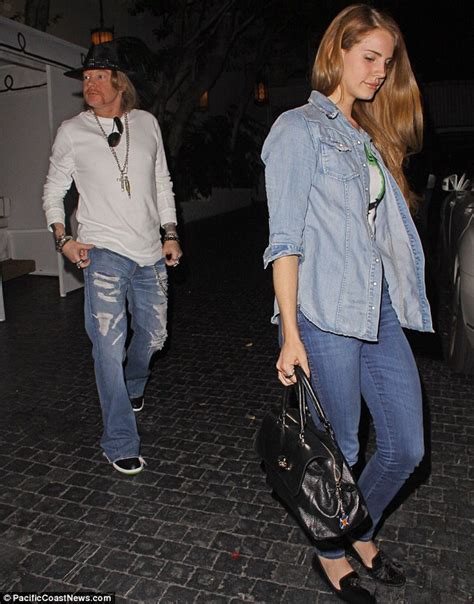 Lana Del Rey And Guns N Roses Rocker Axl Rose Leave La Hotel Together